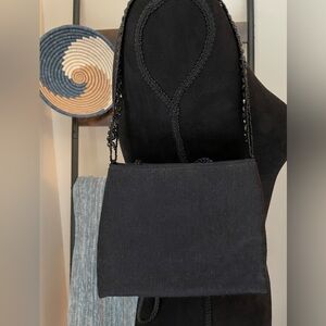 LaRegale Satin and Beaded Evening Bag